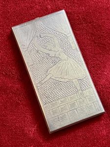 Named WW2 Italian POW made Aluminium Trench Art Cigarette Case …