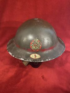 WW2 British NFS Leading Fireman's Brodie Helmet 1939 – Gosford …