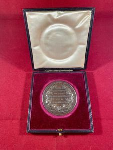 Cased 1910 Bronze Medal from Royal Society of Arts Manufactures …
