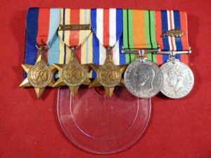 Excellent Original WW2 8th Army and (MID) Mentioned in Despatches …