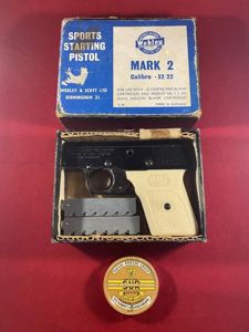 Webley Mark 2 Sports Starting Pistol with .32 & .22 …