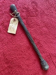 Original Napoleonic Era British Royal Navy Whalebone & Lead Bosun's …