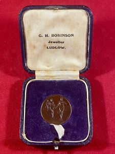 Cased Ludlow Grammer School Bronze Senior Relay Sports Medal to …