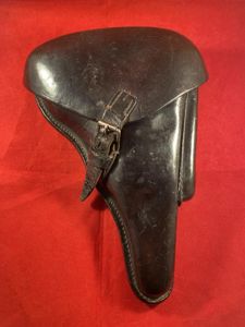 Original WW1 German P08 Luger Hard Shell Leather Holster by …