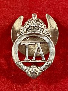 Original WW2 era British Territorial Army (TA) Silver Lapel Badge …