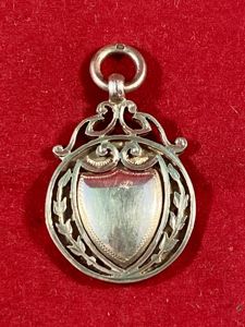 Inter War Period English Hallmarked Silver Watch Fob or Medal …