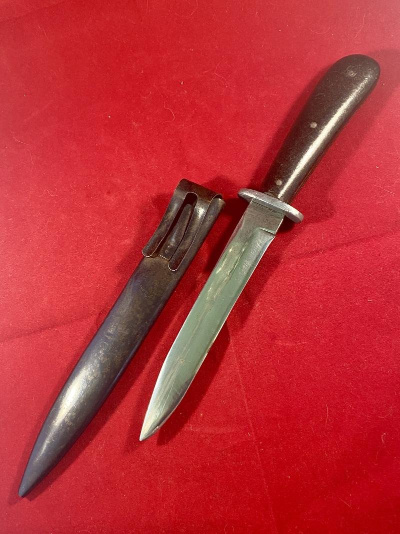 Original Early WW2 German Private Purchased PUMA Fighting Knife with the Scarce PUMA Head Logo — image 2
