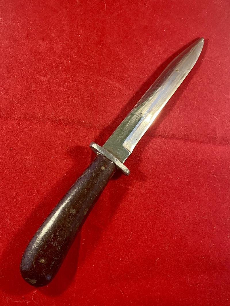 Original Early WW2 German Private Purchased PUMA Fighting Knife with the Scarce PUMA Head Logo — image 7