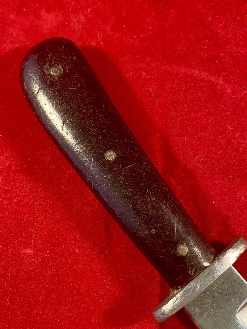 Original Early WW2 German Private Purchased PUMA Fighting Knife with the Scarce PUMA Head Logo — image 9