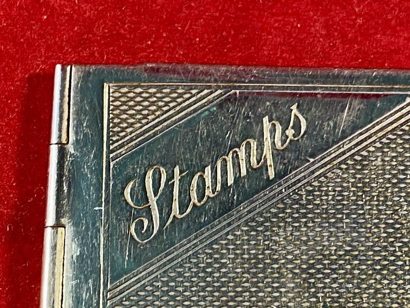 Souvenir Chrome Plated H.M.S. MALAYA Stamp Book Cover c1930 — image 6