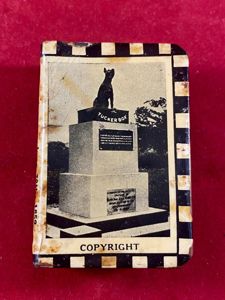 Scarce Australian Souvenir Matchbox Cover “The Dog 0n the Tucker …