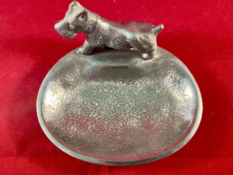 Vintage Cast Aluminium Scottie Dog/Terrier Ashtray or Trinket Tray c1930 — image 2