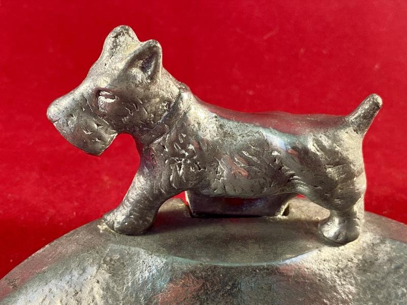 Vintage Cast Aluminium Scottie Dog/Terrier Ashtray or Trinket Tray c1930 — image 3