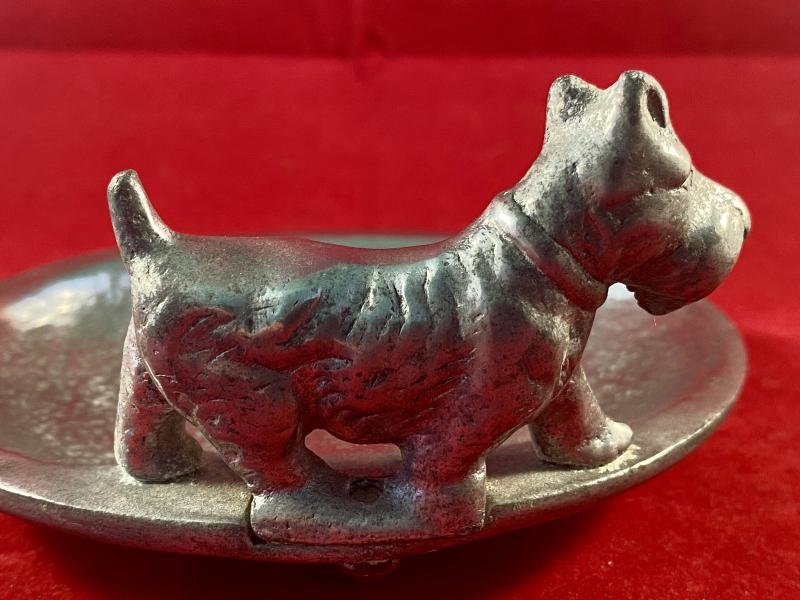 Vintage Cast Aluminium Scottie Dog/Terrier Ashtray or Trinket Tray c1930 — image 5