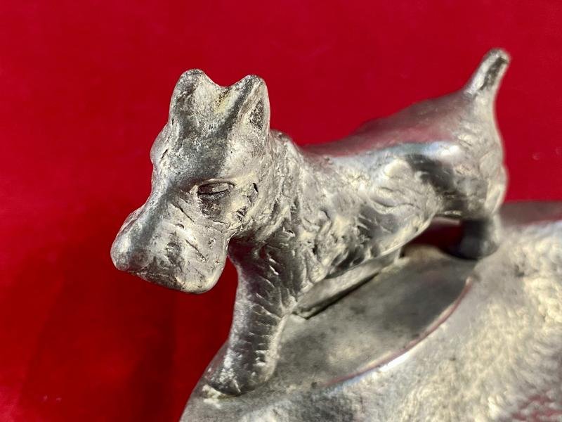 Vintage Cast Aluminium Scottie Dog/Terrier Ashtray or Trinket Tray c1930 — image 8