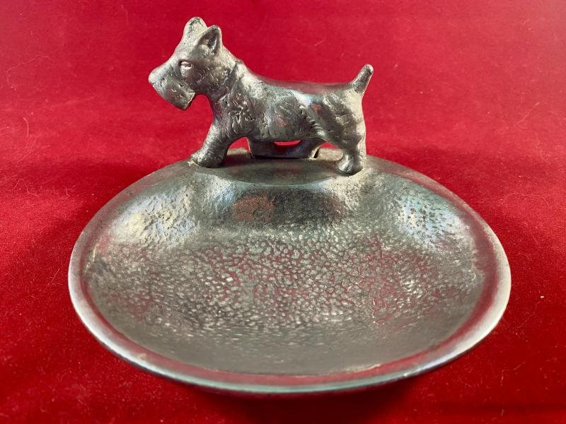 Vintage Cast Aluminium Scottie Dog/Terrier Ashtray or Trinket Tray c1930 — image 9