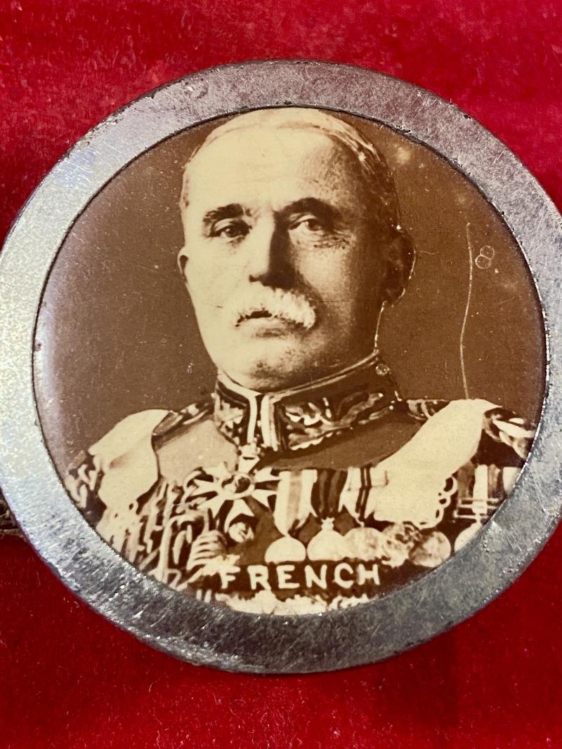 Scarce WW1 Commemorative Tape Measure with Portrait Photo of Sir John French — image 3