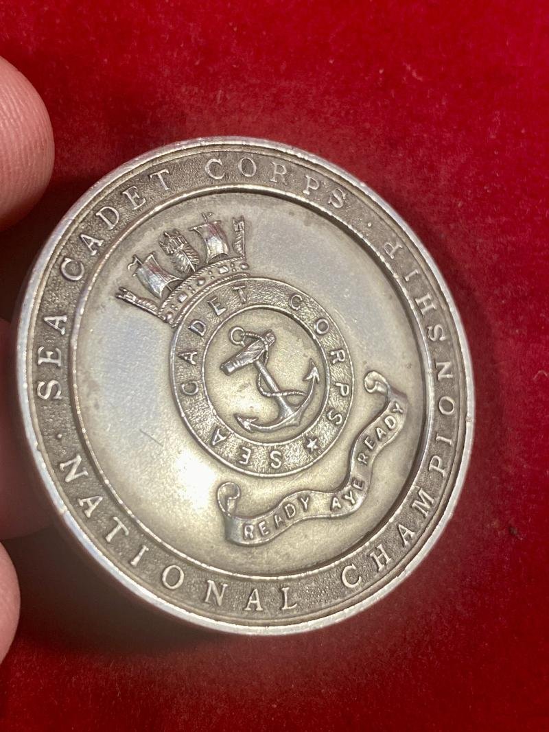 Silver Sea Cadet Corps National Championships Swimming Medallion by F. Phillips Aldershot — image 3