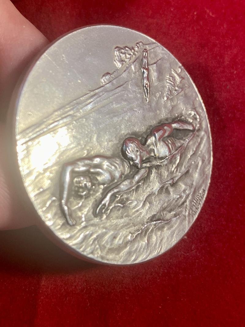 Silver Sea Cadet Corps National Championships Swimming Medallion by F. Phillips Aldershot — image 4