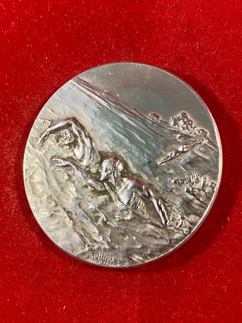 Silver Sea Cadet Corps National Championships Swimming Medallion by F. Phillips Aldershot — image 5