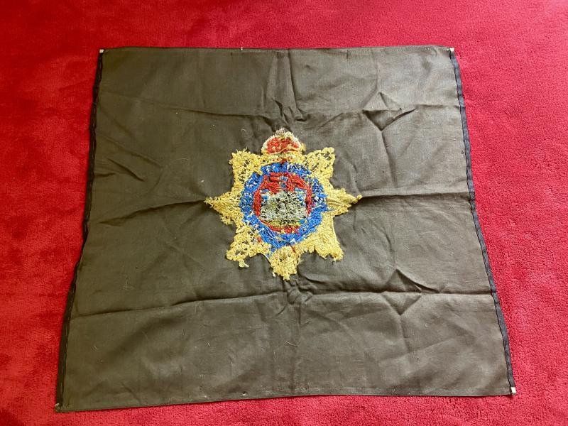 WW1 Period “The Devonshire Regiment” Embroidered Silk Banner — image 6