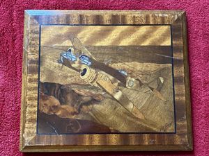 Beautiful WW2 Period Marquetry Picture of a RAF Bristol Blenheim …