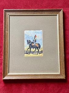 Vintage “Cashs of Coventry” Miniature Woven Silk Framed Picture of …