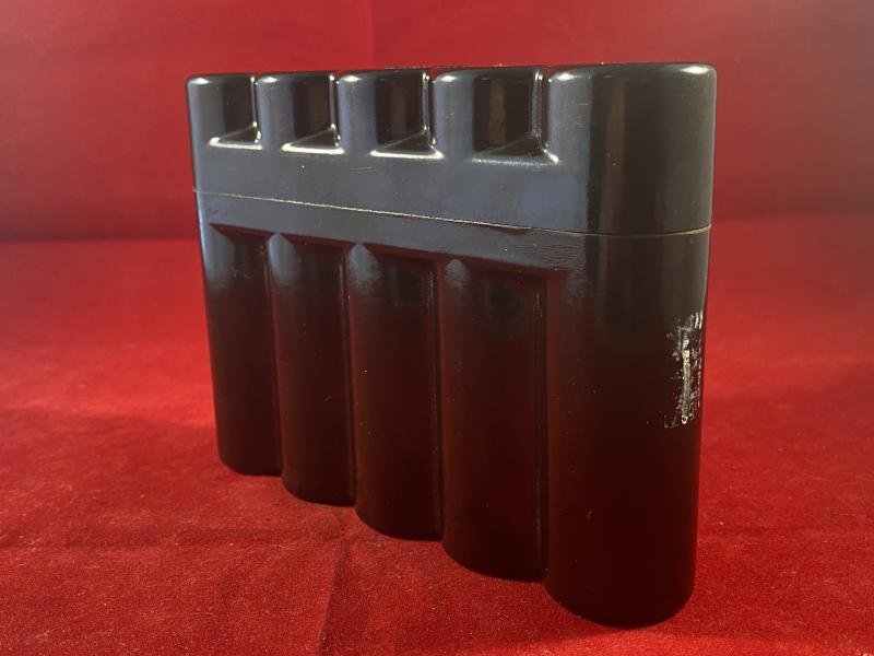 Genuine WW2 German Five Place Bakelite Fuze Holder dated 1941 — image 10
