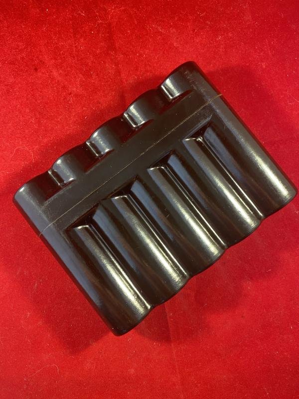 Genuine WW2 German Five Place Bakelite Fuze Holder dated 1941 — image 3