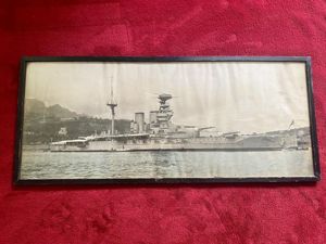 Large Framed Original Period Black and White Photo of the …