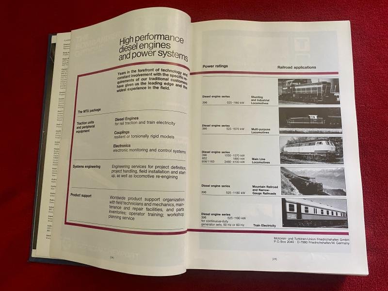 JANE'S WORLD RAILWAYS 1983-84 Hardcover Reference Book — image 4