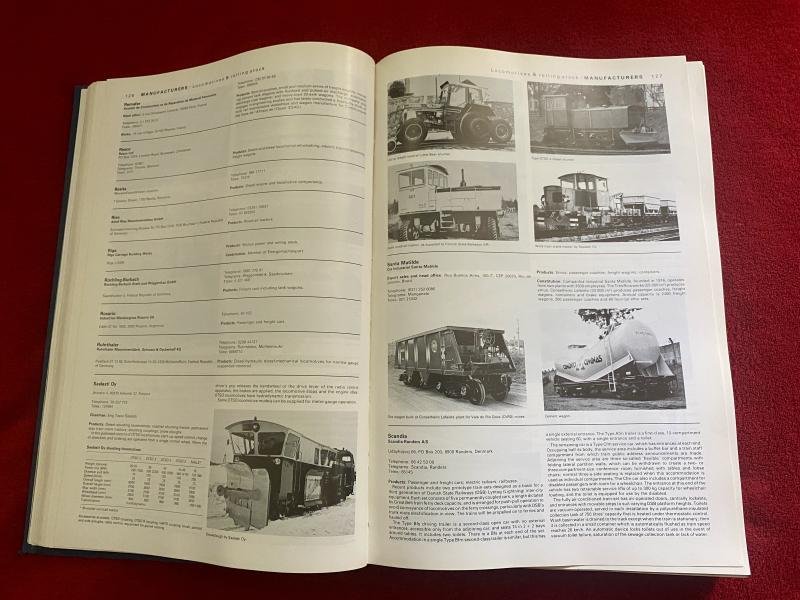 JANE'S WORLD RAILWAYS 1983-84 Hardcover Reference Book — image 5