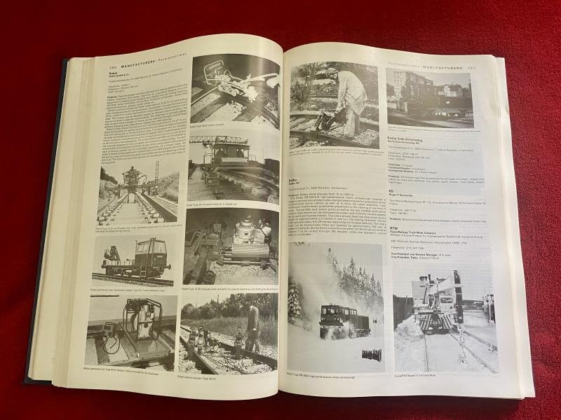 JANE'S WORLD RAILWAYS 1983-84 Hardcover Reference Book — image 6