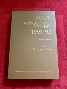 Scarce Hardcover Book - JANE'S ARMOUR AND ARTILLERY 1991-92 – …