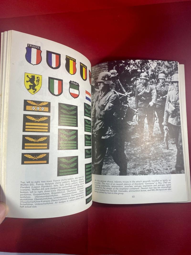 First edition of MANUAL OF THE Waffen-SS - Badges, Uniforms, Equipment by Walther-Karl Holzmann 1976 — image 6
