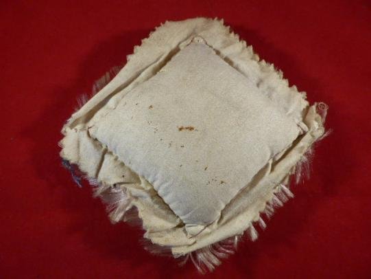 Rare WW1 Period Sweetheart Pin Cushion Embroidered with the Badge for the Royal Berkshire Regiment 'China' — image 5