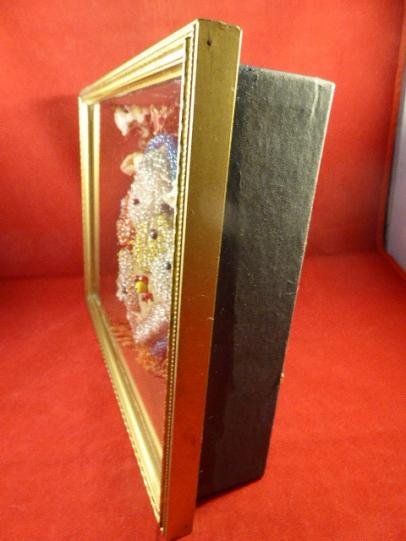 Framed Victorian Period Sweetheart Pincushion with a Floral Design — image 6