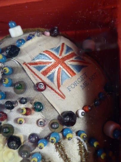 Framed Victorian Period Heart-Shaped Sweetheart Pincushion – “Sweet Memories” — image 4