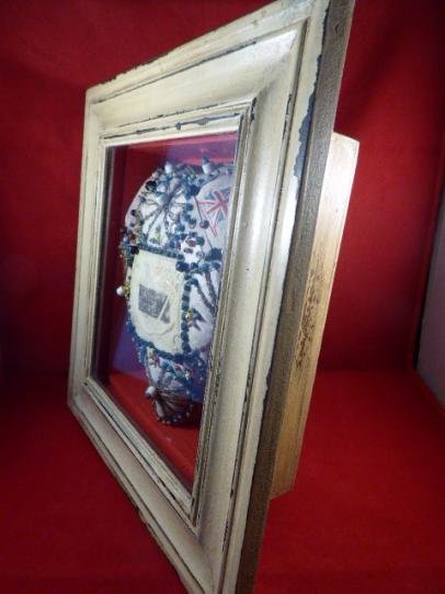 Framed Victorian Period Heart-Shaped Sweetheart Pincushion – “Sweet Memories” — image 8