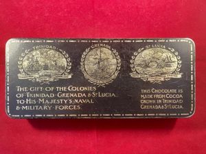 Genuine WW1 'The Gift Of The Colonies' Chocolate Tin