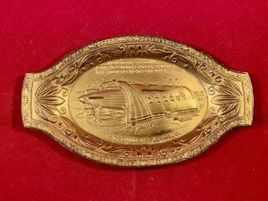 Rare Souvenir Dish Commemorating the Goodyear Zeppelin Corp - U.S. …