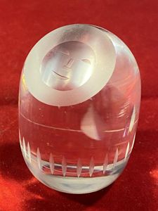 Vintage Hadeland Scandinavian Art Glass paperweight of an Inuit or …