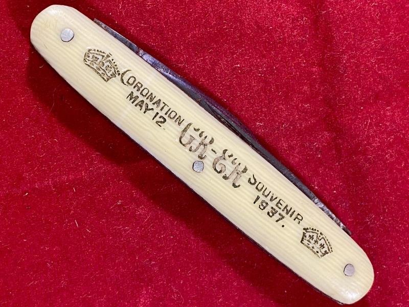 Souvenir King George VI 1937 Coronation Commemorative Two-Blade Penknife by Rawson Brothers of Sheffield — image 10