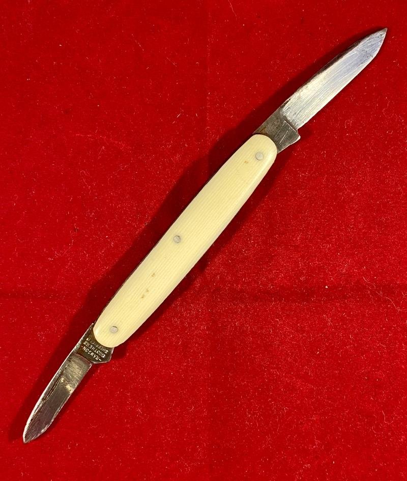 Souvenir King George VI 1937 Coronation Commemorative Two-Blade Penknife by Rawson Brothers of Sheffield — image 2