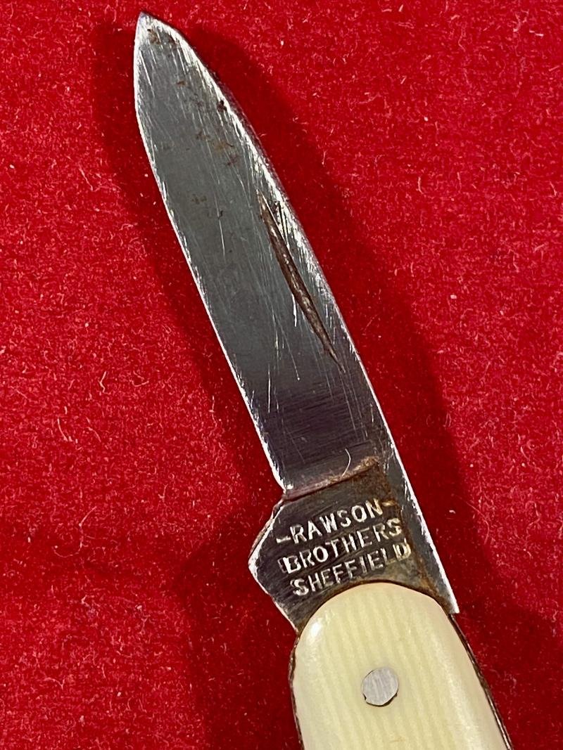 Souvenir King George VI 1937 Coronation Commemorative Two-Blade Penknife by Rawson Brothers of Sheffield — image 6