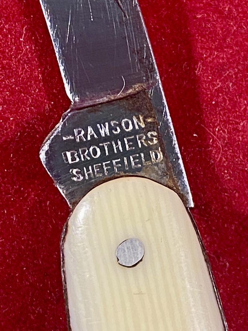 Souvenir King George VI 1937 Coronation Commemorative Two-Blade Penknife by Rawson Brothers of Sheffield — image 7