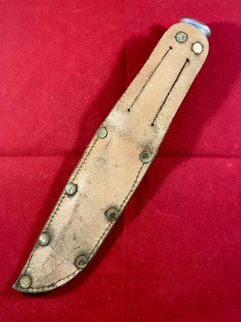 Vintage Boy Scouts Bowie Knife with Original Leather Sheath circa 1960 — image 10