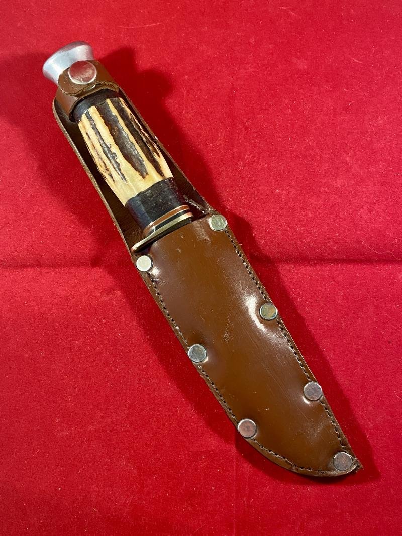 Vintage Boy Scouts Bowie Knife with Original Leather Sheath circa 1960 — image 2