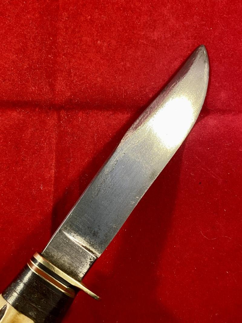 Vintage Boy Scouts Bowie Knife with Original Leather Sheath circa 1960 — image 8