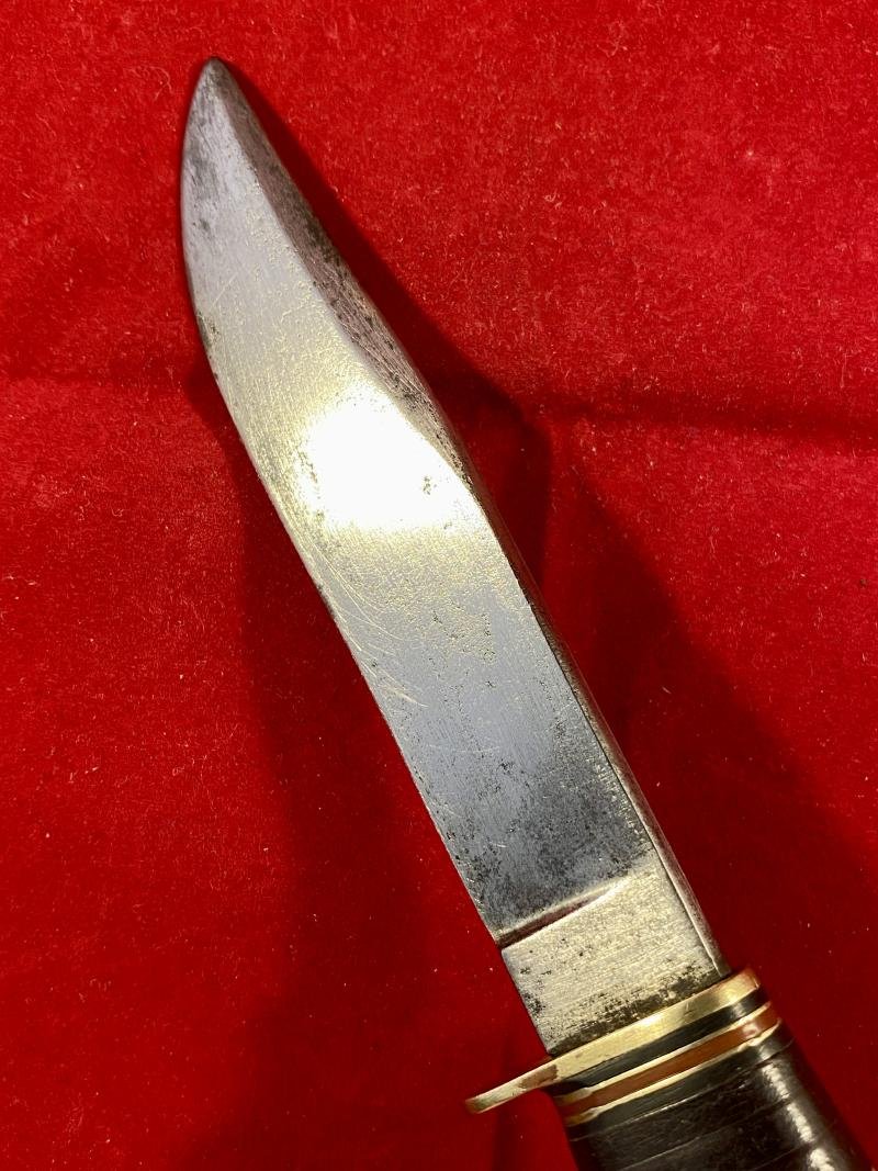 Vintage Boy Scouts Bowie Knife with Original Leather Sheath circa 1960 — image 9